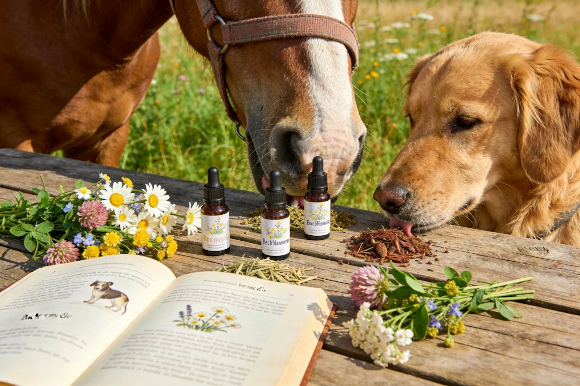 Bach bloesems voor dieren cursus hond kat paard